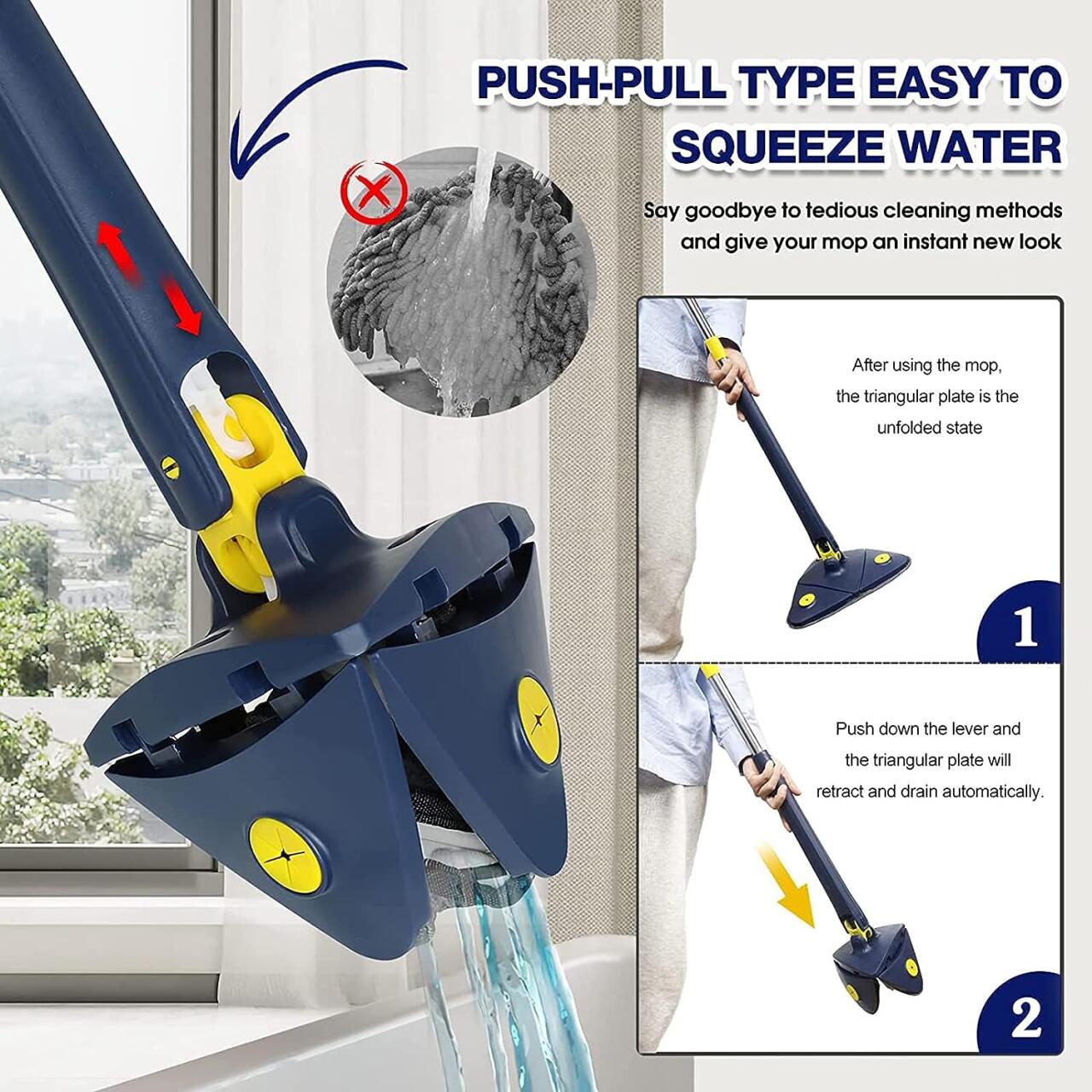 Mopa triangular giratoria ProClean 360º Tri